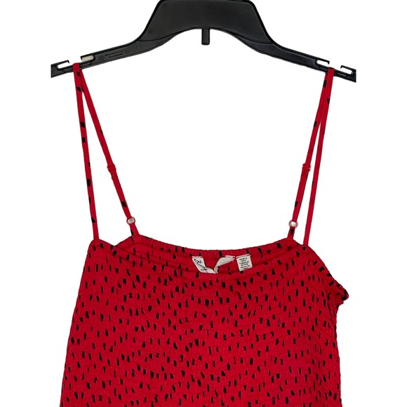 Billabong Women's Dress Polka Dot Sincerely Jules Playing for Keeps Red Large - Picture 2 of 8